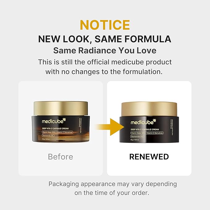 Medicube Deep Vita C Capsule Cream, 55g, Dual-Texture